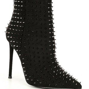 Steve Madden Virtuous-S Spiked Stilletto Booties